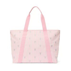 NWT Pink Victoria's Secret Striped Tote Bag